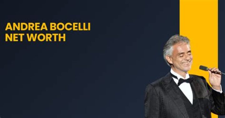 Exploring the Financial Success: The Net Worth of Andrea Bocelli