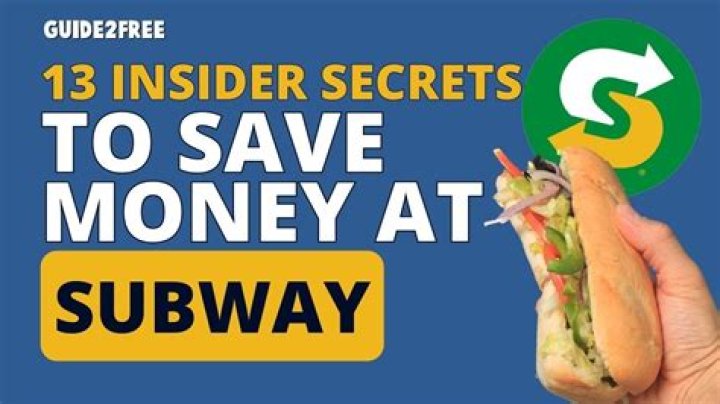 Maximizing Your Subway Savings: Expert Tips and Strategies