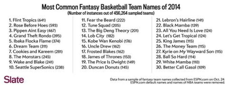 Unleashing Creativity: The World of Inappropriate Fantasy Basketball Team Names