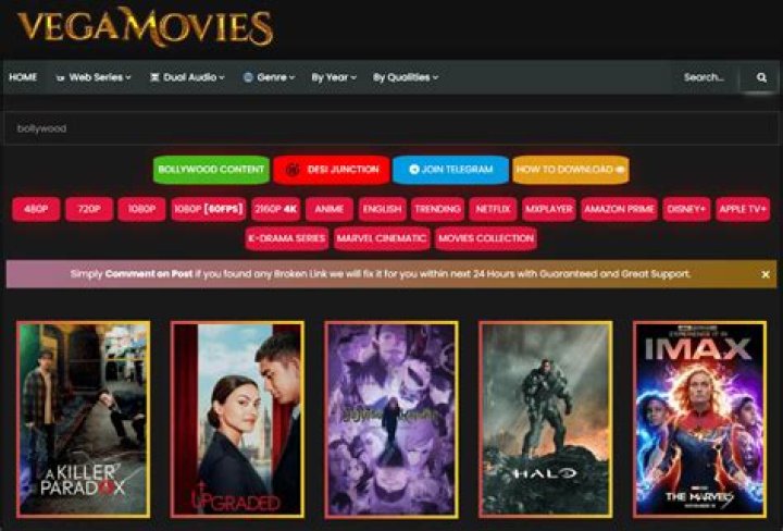 Vegamovies.yt Official Website: Your Ultimate Movie Streaming Destination