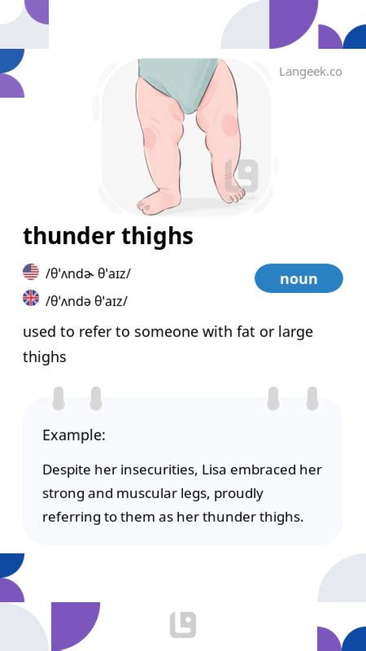 What Are Thunder Thighs: Understanding, Causes, and How to Embrace Them